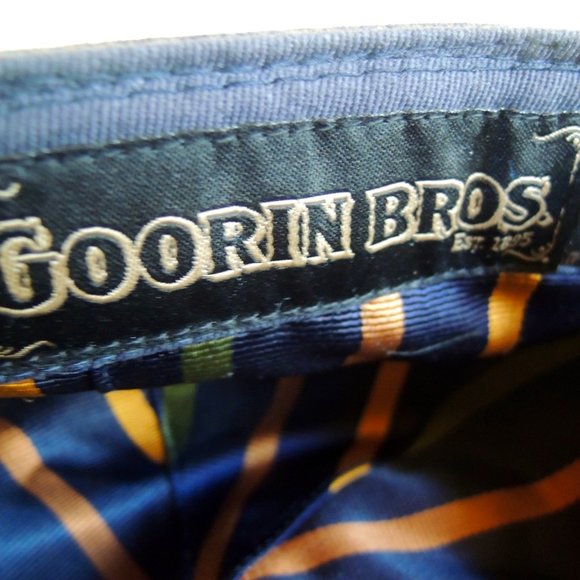 Goorin Bros Blue & White Plaid Newsboy Hat S main image 8